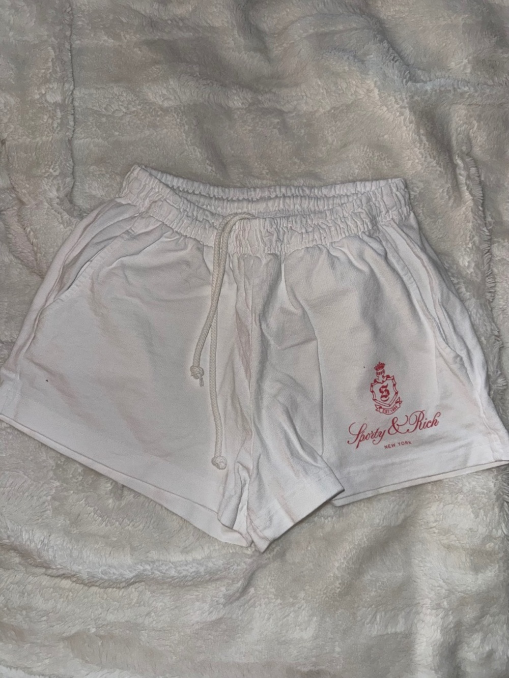 Sporty and Rich White Shorts XS